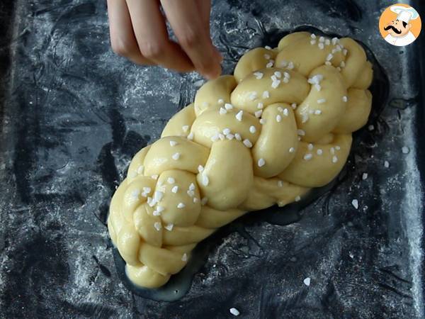 Geflochtene Brioches mit 8 Strängen - Zubereitung Schritt 11
