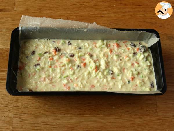 Grießkuchen mit Zucchini und Karotten - Zubereitung Schritt 4