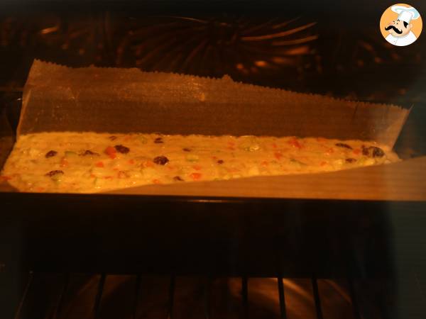 Grießkuchen mit Zucchini und Karotten - Zubereitung Schritt 5