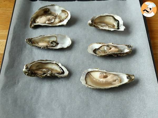 Gratinierte Gourmet-Austern - Zubereitung Schritt 1