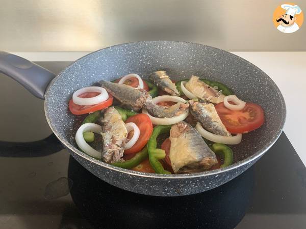 Einfacher und günstiger Sardineneintopf - Zubereitung Schritt 1