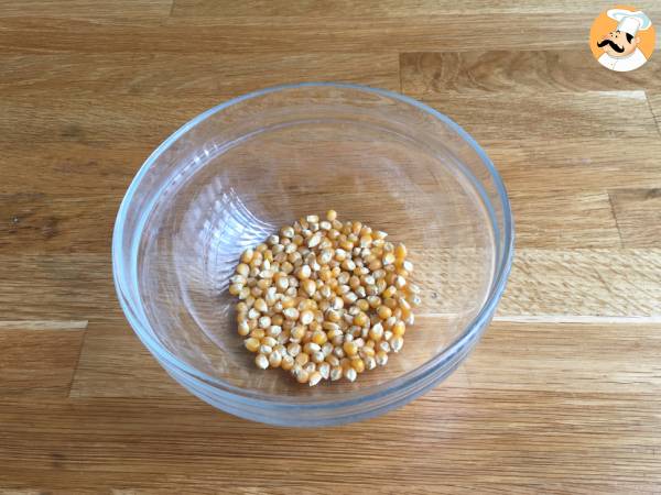 Ölfreies Popcorn für die Mikrowelle - Zubereitung Schritt 1