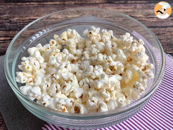 Ölfreies Popcorn für die Mikrowelle - Zubereitung Schritt 3