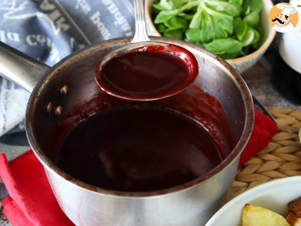 Wie macht man eine Sangria-Sauce? Passt perfekt zu Fleischgerichten! - Zubereitung Schritt 3
