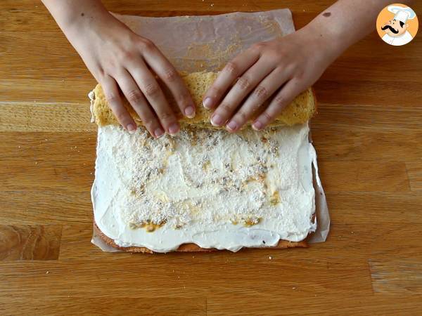 Kokos-Passionsfrucht-Rolle, perfekt als Weihnachtsstollen - Zubereitung Schritt 6