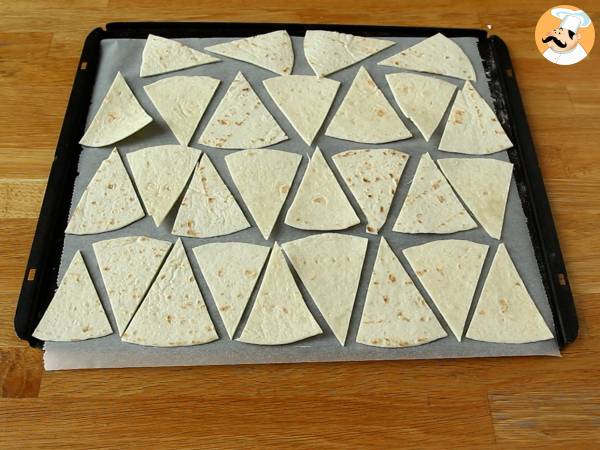 Wie macht man selbstgemachte Doritos? - Zubereitung Schritt 1