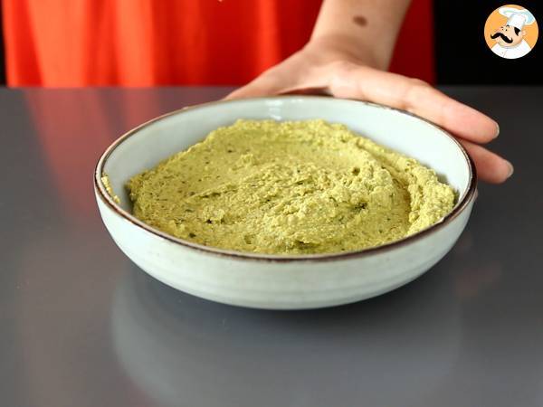 Erbsenaufstrich: passt perfekt zu cremiger Burrata - Zubereitung Schritt 3