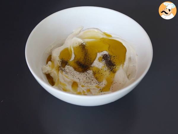 Ricotta-Bällchen für den Aperitif! - Zubereitung Schritt 1