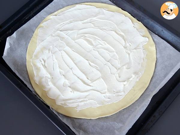 Blätterteigflocken mit Lachs und Frischkäse, perfekt zum Aufpicken beim Aperitif - Zubereitung Schritt 2