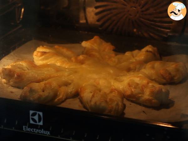 Blätterteigflocken mit Lachs und Frischkäse, perfekt zum Aufpicken beim Aperitif - Zubereitung Schritt 7