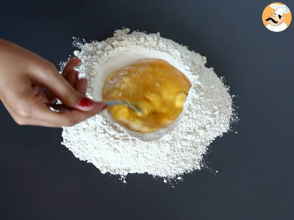 Selbstgemachte Schmetterlinge - Zubereitung Schritt 2