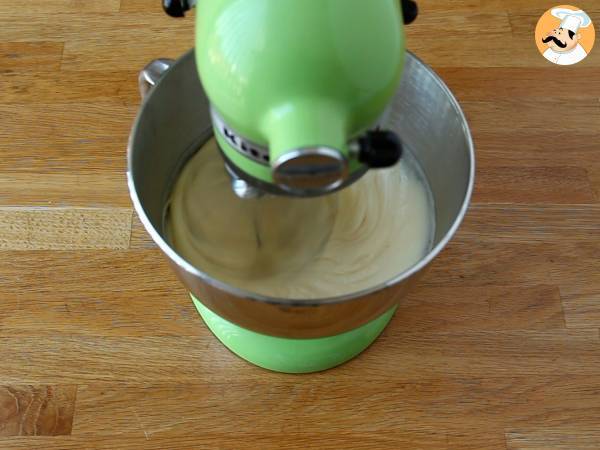 Halloween-Gugelhupf, der leckere Schokoladen-Gugelhupf - Zubereitung Schritt 1