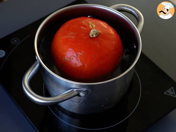 Herbstliches Fondue mit Reblochon in einem Kürbis! - Zubereitung Schritt 1