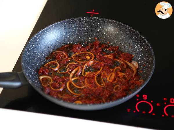 Nudeln mit 'Nduja, ein einfaches kalabrisches Nudelgericht - Zubereitung Schritt 3