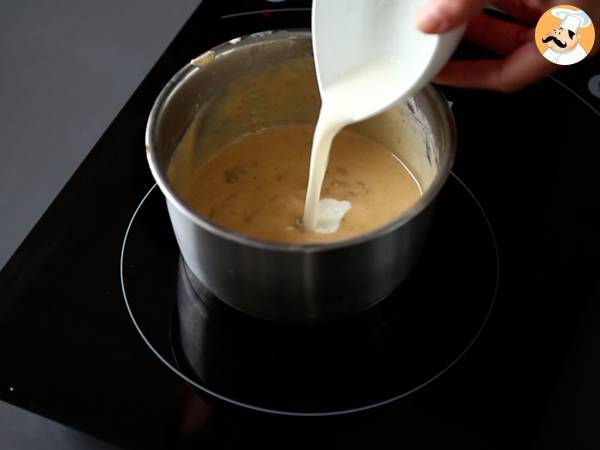 Törtchen aus Schokolade und Nougat. Einfaches Rezept - Zubereitung Schritt 5