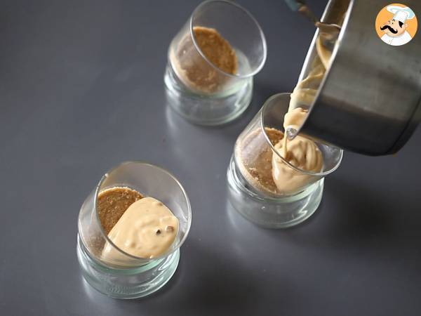 Törtchen aus Schokolade und Nougat. Einfaches Rezept - Zubereitung Schritt 6