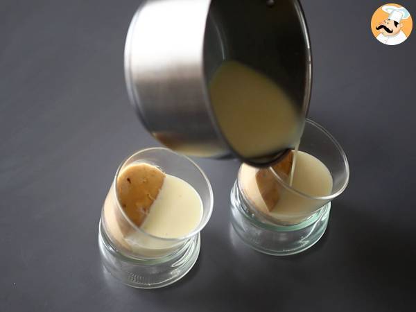 Törtchen aus Schokolade und Nougat. Einfaches Rezept - Zubereitung Schritt 8