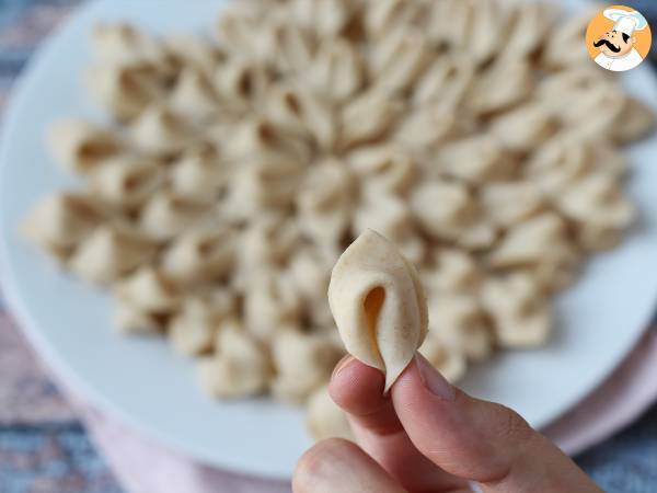 Wie man Pasta selbst herstellt: Sorpresine, hübsche kleine Nudeln - Zubereitung Schritt 7
