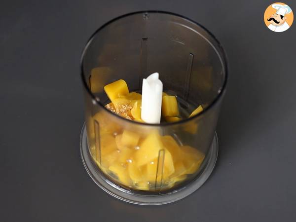Verrines Garnelen Mango für einen süßen/salzigen Aperitif - Zubereitung Schritt 6