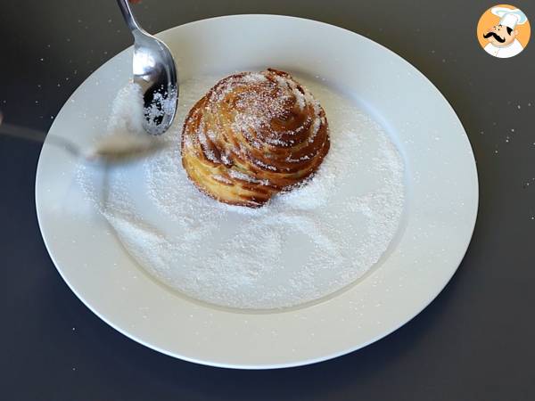 Gebackene Churros in Schüsselform zum großzügigen Belegen - Zubereitung Schritt 6