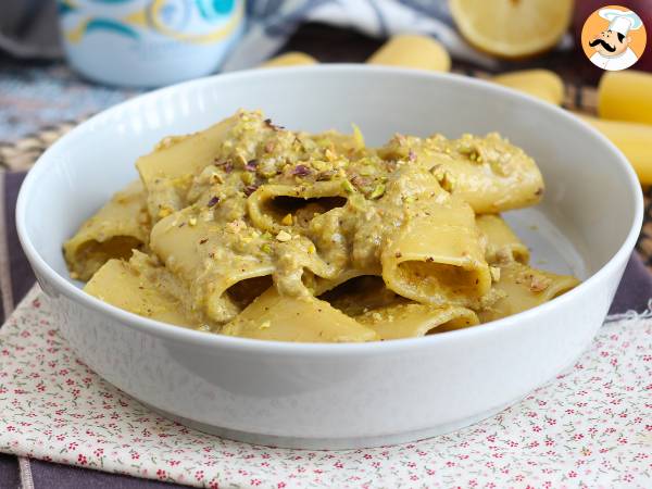 Nudeln mit Thunfisch, Pistazien und Zitrone - Zubereitung Schritt 6