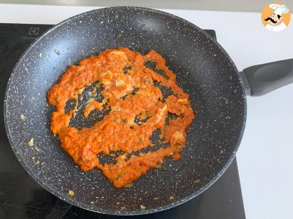 Nudeln mit Paprika und Philadelphia - Zubereitung Schritt 6