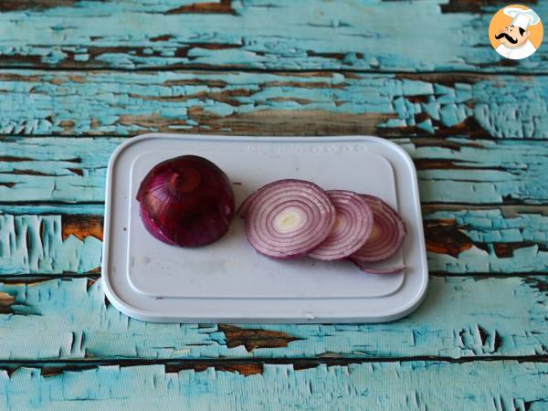 Rote Zwiebelpickles, perfekt zum Aufpeppen Ihrer Gerichte! - Zubereitung Schritt 1