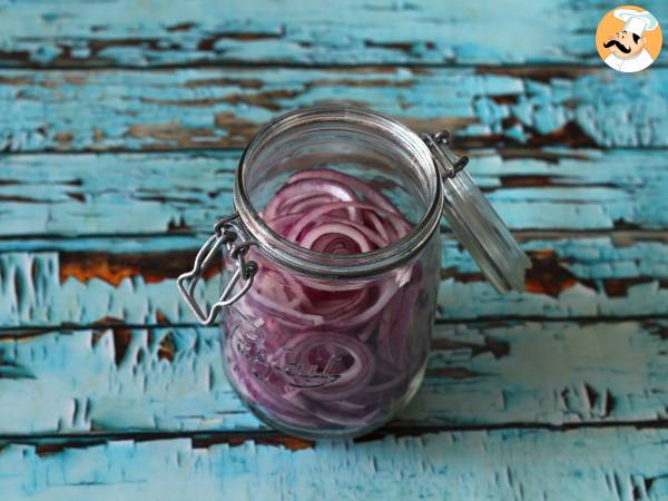 Rote Zwiebelpickles, perfekt zum Aufpeppen Ihrer Gerichte! - Zubereitung Schritt 3