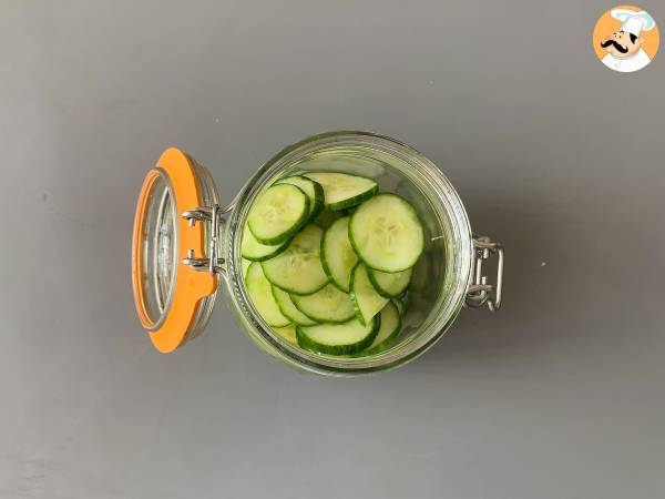 Süß-saure Gurken: eine schnelle und schmackhafte Beilage für den Sommer! - Zubereitung Schritt 4