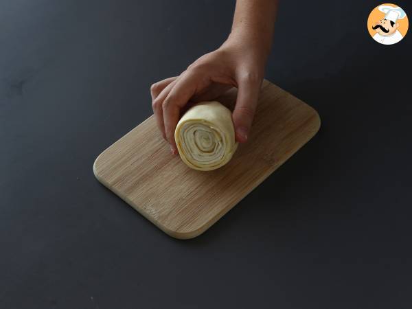 New York Roll salzig einfach mit Pesto und Frischkäse mit 4 Zutaten - Zubereitung Schritt 3