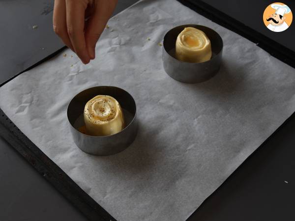 New York Roll salzig einfach mit Pesto und Frischkäse mit 4 Zutaten - Zubereitung Schritt 5