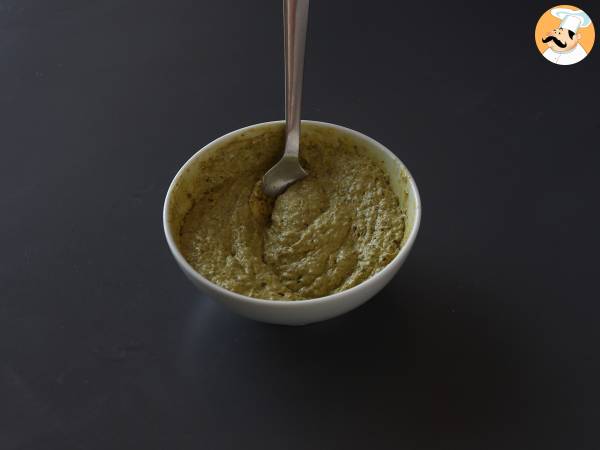 New York Roll salzig einfach mit Pesto und Frischkäse mit 4 Zutaten - Zubereitung Schritt 7