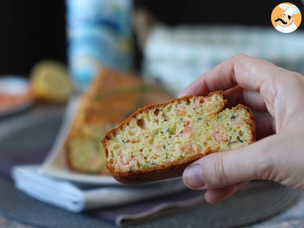Cake mit Räucherlachs, Zitrone und Schnittlauch - Zubereitung Schritt 7