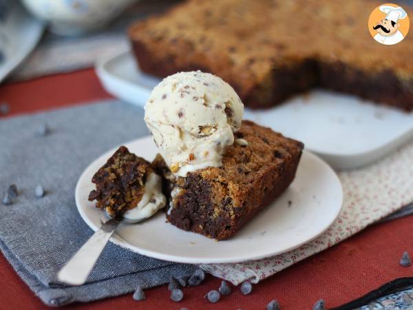 Brookies, die perfekte Kombination aus Brownies und Cookies - Zubereitung Schritt 8