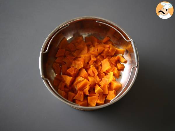 Kürbisquiche, für eine einfache und effektive Mahlzeit - Zubereitung Schritt 2