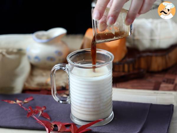 Pumpkin spice latte mit selbstgemachtem Kürbissirup! - Zubereitung Schritt 2