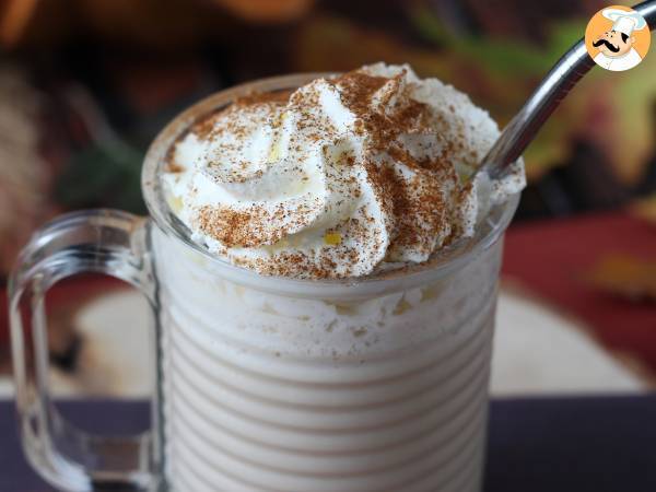 Pumpkin spice latte mit selbstgemachtem Kürbissirup! - Zubereitung Schritt 4