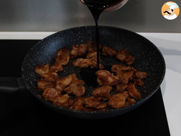 Teriyaki-Hühnchen, die süße, salzige japanische Topping-Sauce, die Sie lieben werden! - Zubereitung Schritt 9