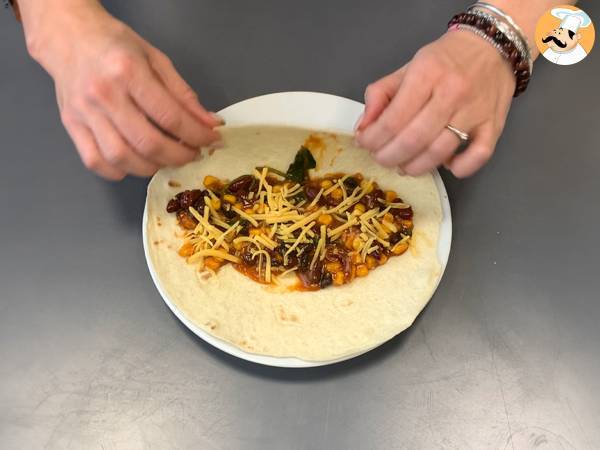 Vegetarische Enchiladas - Zubereitung Schritt 3