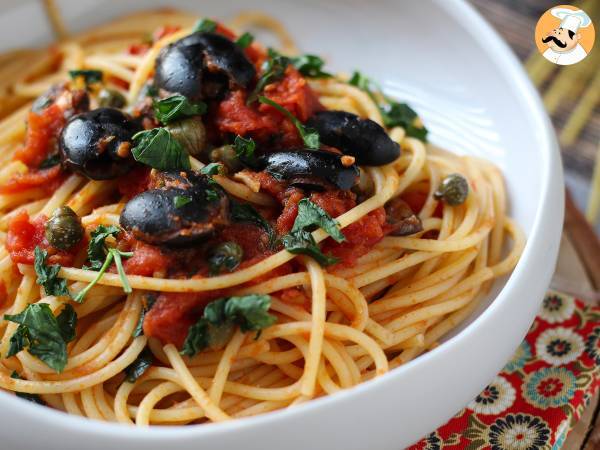 Spaghetti alla puttanesca, ein schneller und schmackhafter erster Gang - Zubereitung Schritt 6