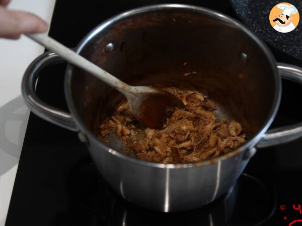 Amerikanisches Grilled-Cheese-Sandwich: Huhn, Avocado, Speck - Zubereitung Schritt 4