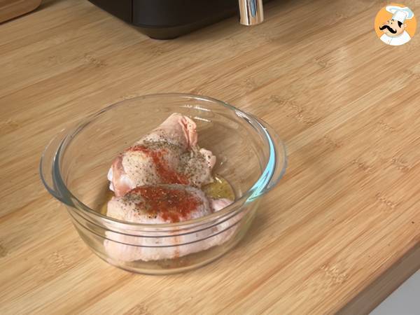 Knuspriges Hähnchen im Air Fryer, die ultimative schnelle und einfache Mahlzeit! - Zubereitung Schritt 1