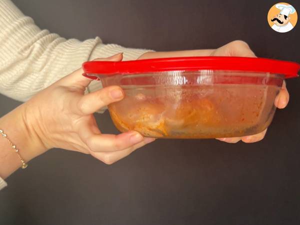 Knuspriges Hähnchen im Air Fryer, die ultimative schnelle und einfache Mahlzeit! - Zubereitung Schritt 2