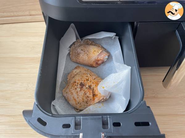 Knuspriges Hähnchen im Air Fryer, die ultimative schnelle und einfache Mahlzeit! - Zubereitung Schritt 4