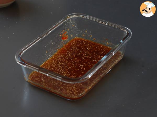 Hühnerkeulen mit einer Marinade nach japanischer Art - Zubereitung Schritt 2