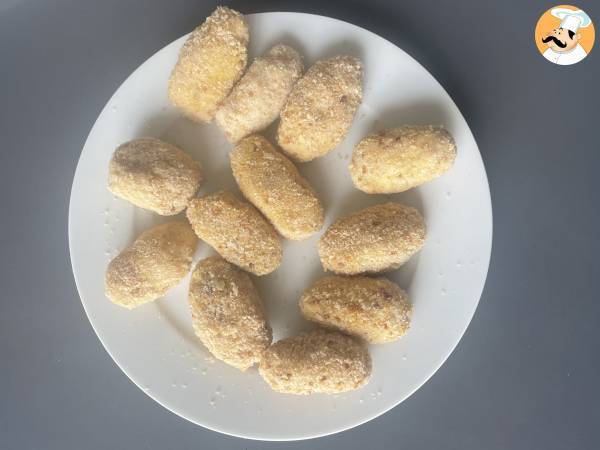 Schinkenkroketten mit Air Fryer: Wenig Öl, aber trotzdem knusprig! - Zubereitung Schritt 8