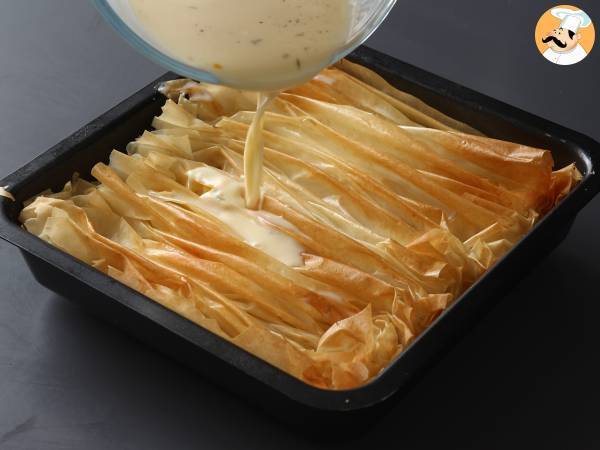 Gesalzener Crinkle Cake mit Ziegenkäse und Honig - Zubereitung Schritt 6