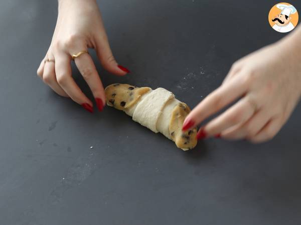 Superleckere und supereinfache Crookies. Die perfekte Kombination aus Croissant und Cookie! - Zubereitung Schritt 7