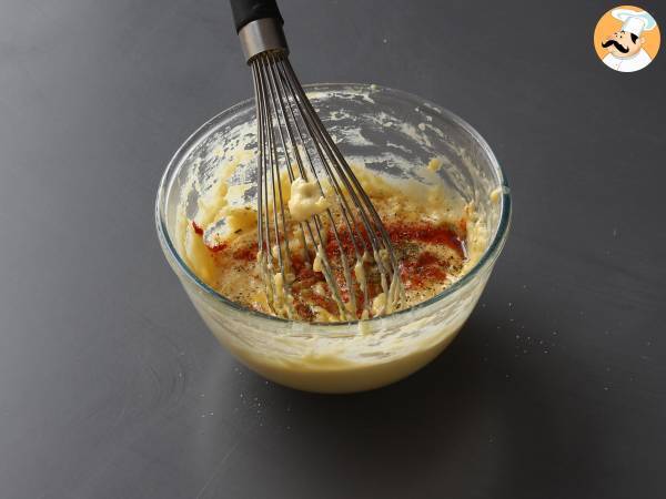 Tomatenmuffins mit zartschmelzendem Mozzarella-Herz - Zubereitung Schritt 2