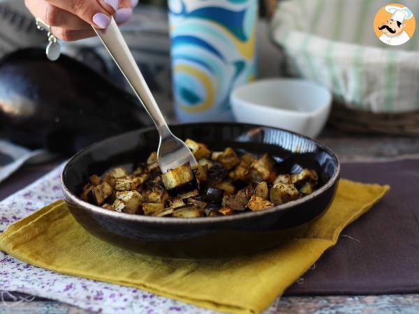 Auberginen in der Heißluftfritteuse: die leichte Beilage im Handumdrehen zubereitet - Zubereitung Schritt 4
